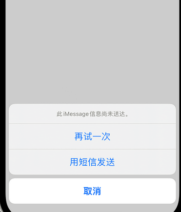 镇巴apple维修iPhone上无法正常发送iMessage信息